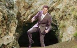 Buble Emerges from Cave Meme Template