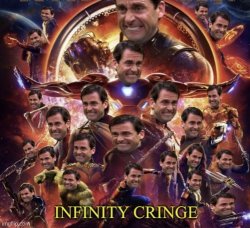 Infinity Cringe Meme Template
