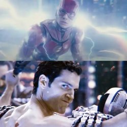 Flash and Superman Meme Template