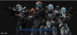 Republic Commando lets rearrange some architecture Meme Template