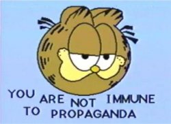 Garfield You Are Not Immune To Propaganda Meme Template