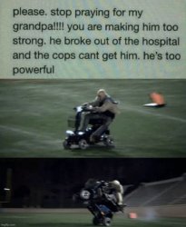 Strong Grandpa Meme Template