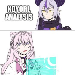 Koyori analysis Meme Template