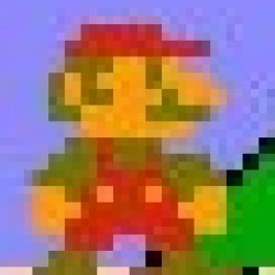 Mario nes pixel art Meme Template