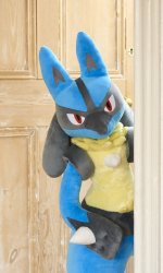 Lucario knows what you done Meme Template