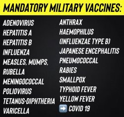 Mandatory military vaccines Meme Template