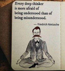 Friedrich Nietzsche quote Meme Template