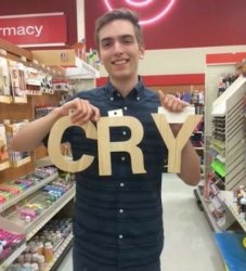 drew gooden c r y Meme Template