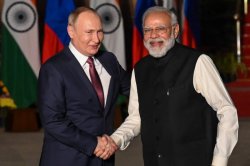 Putin meets Modi Meme Template