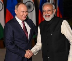Putin meets Modi Meme Template