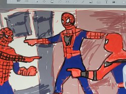 Spider man point 2.0 Meme Template