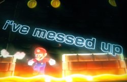 Mario i've messed up Meme Template