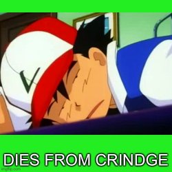 Ash Ketchum Dies from Crindge Meme Template