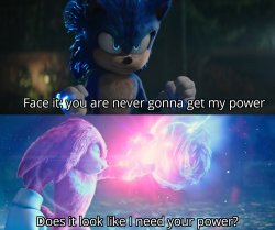 Sonic vs Knuckles but hd Meme Template