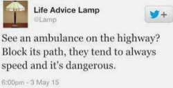 Life Advice Lamp Meme Template