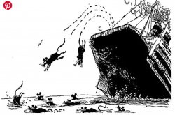 rats leaving a sinking ship Meme Template