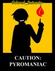Pyromaniac temp Meme Template