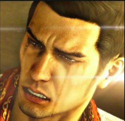 crying kiryu Meme Template