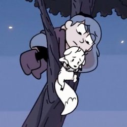 Hilda on a Tree Meme Template