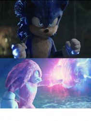 Sonic Vs Knuckles Meme Template