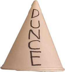 dunce cap hat Meme Template