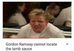 gordon ramsay cannot locate Meme Template