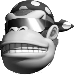 Grayscale Monke Meme Template