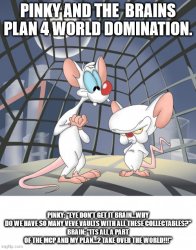 pinky and the brain Meme Template