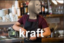 meme man "kraft" Meme Template