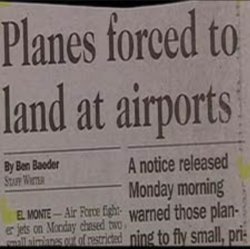 Planes forced to land at airports Meme Template