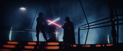 Luke and Vader fighting Meme Template