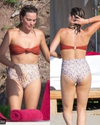 Margot Robbie bikini Meme Template