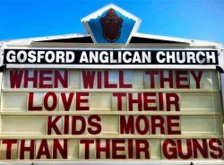 When will they love their kids more than their guns Meme Template