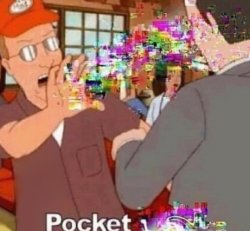 pocket [redacted] Meme Template