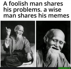 Wise Man Meme Template