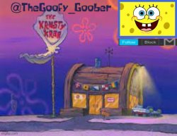 TheGoofy_Goober's announcement template Meme Template