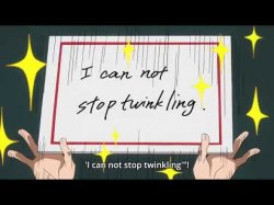 I can not stop twinkling Meme Template