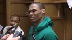 Russel Westbrook What you talking about Meme Template