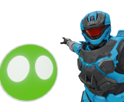 Halo Infinite Spartan and AI pointing Meme Template