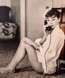 Audrey Hepburn phone Meme Template