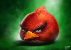 Angry bird Meme Template