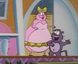 Annabelle and Eek Meme Template