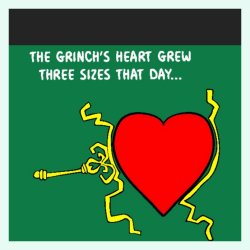 Grinch Heart Meme Template