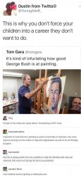 George W. Bush painting Meme Template