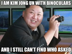 Nobody asked Kim Meme Template