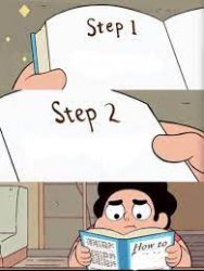 Steps Meme Template