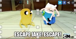 Escape Jake! Escape! Meme Template
