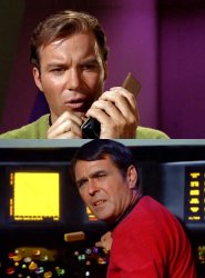 Star Trek Kirk and Scotty Meme Template