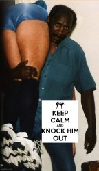 Keep calm and knock him out Meme Template