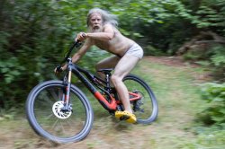 old man riding bike Meme Template
